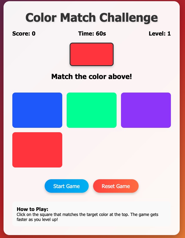 Color Match Challenge